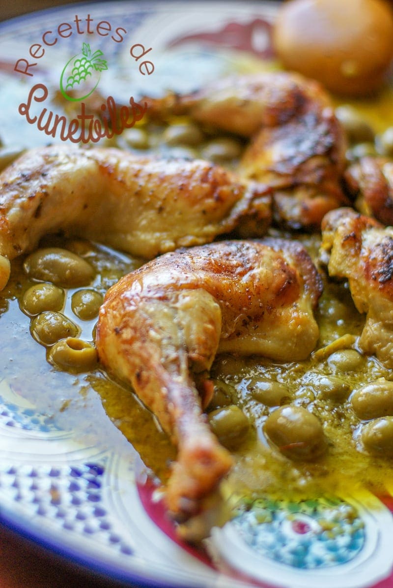 poulet mhamer à la marocaine facile