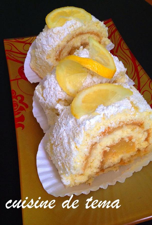 Biscuit Roule Au Citron Amour De Cuisine Biscuit Roule Au Citron Amour De Cuisine