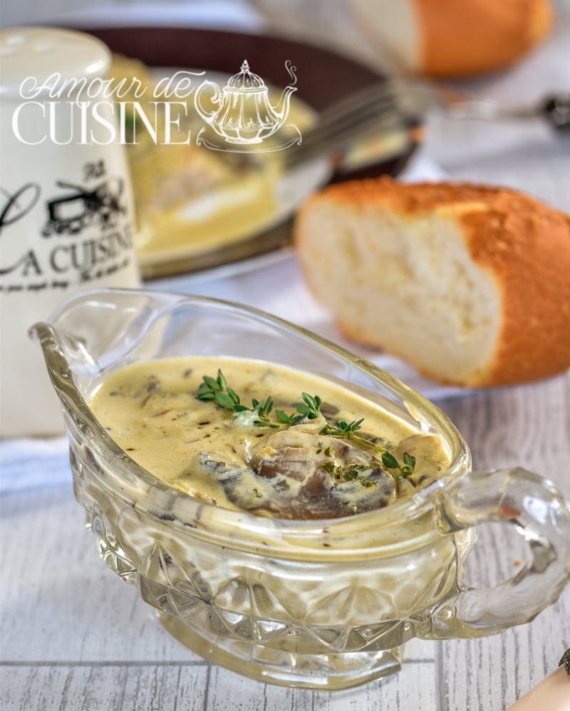 Sauce Forestiere Aux Champignons Amour De Cuisine