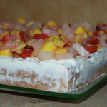 tres leches Cake à la chantilly et fruits