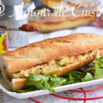 garantita, karatika ou karen en sandwich dans du pain baguette avec harissa