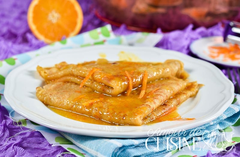 crêpes à l'orange façon suzette 4