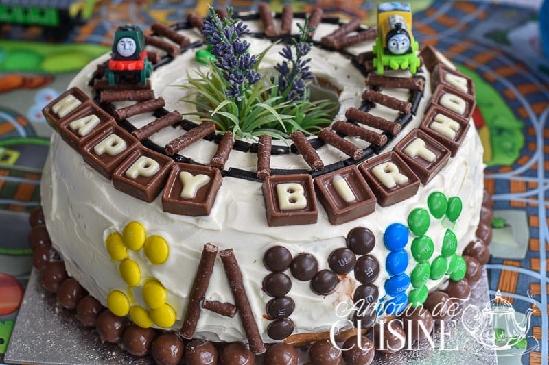 gateau d'anniversaire pour garçon décoration facile - Amour de cuisine