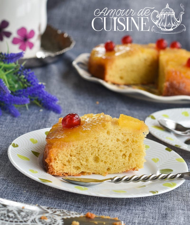 gateau renversé à l'ananas 1
