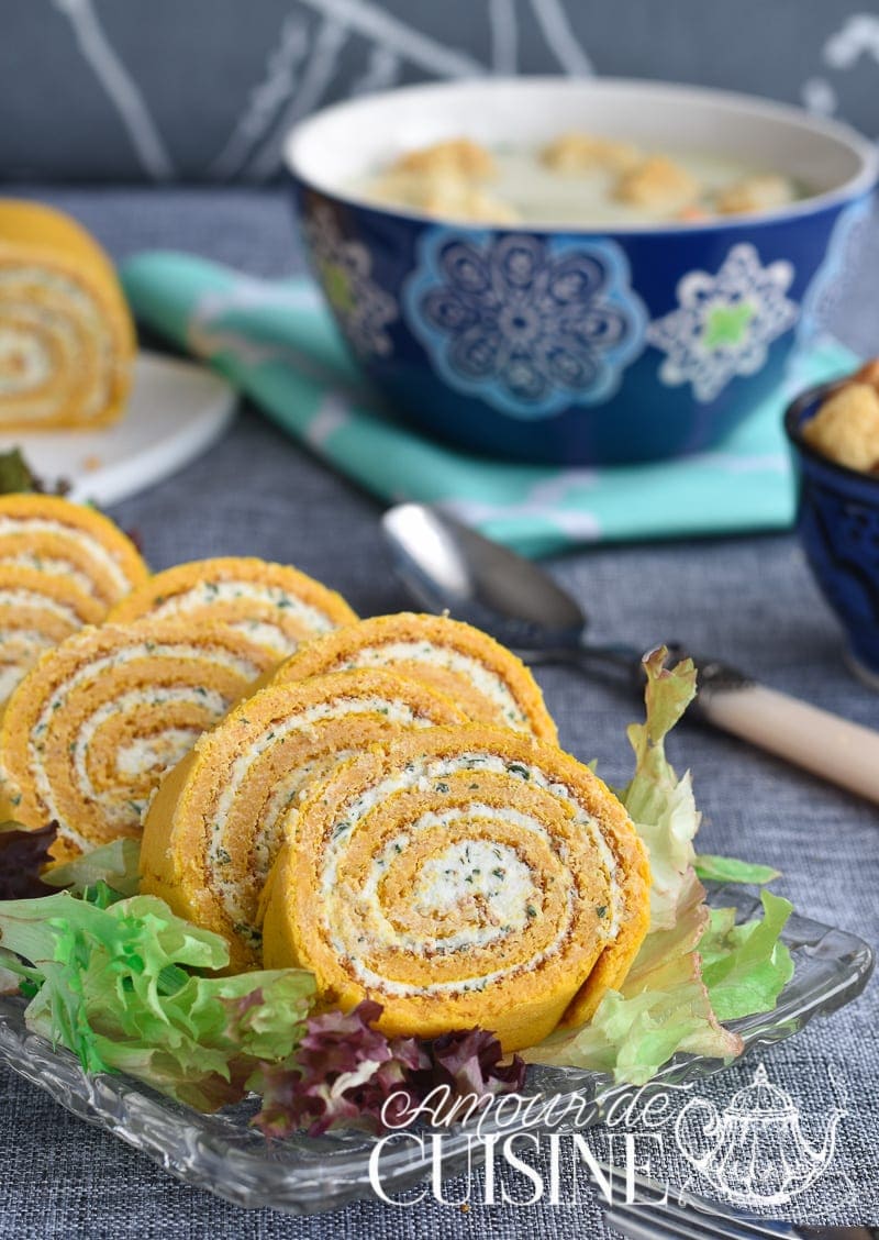 roulé de carottes au boursin 1