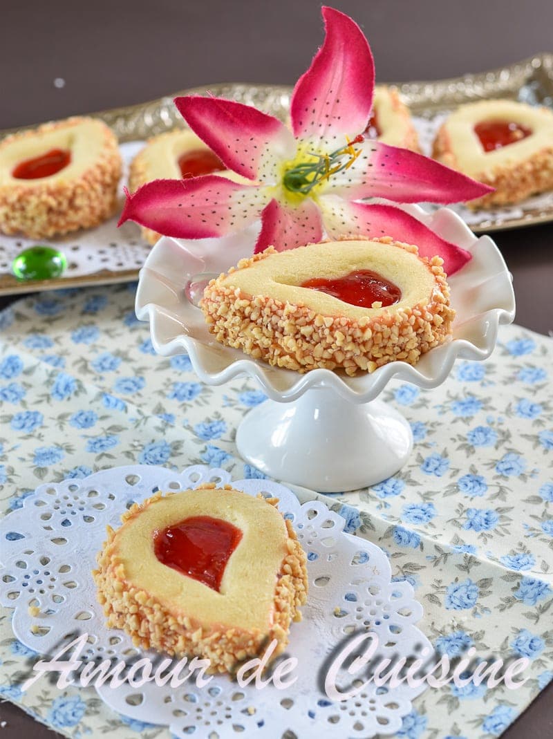 Sables A La Confiture De Fraises Amour De Cuisine