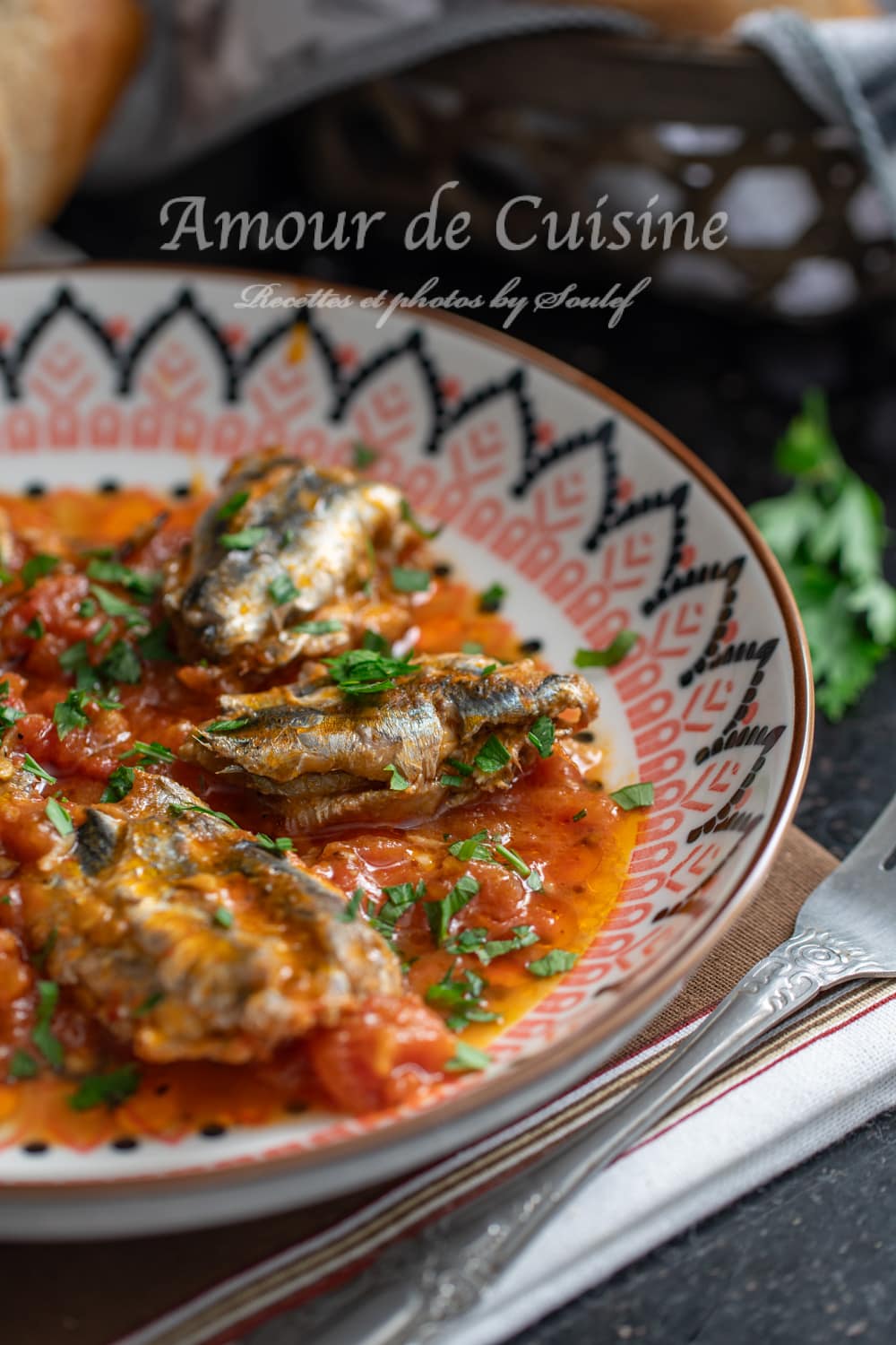 chtitha sardine ou sardines en sauce tomate