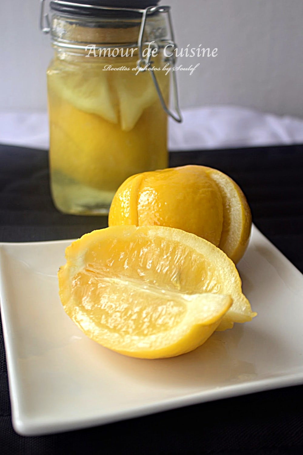 citron confit au sel maison