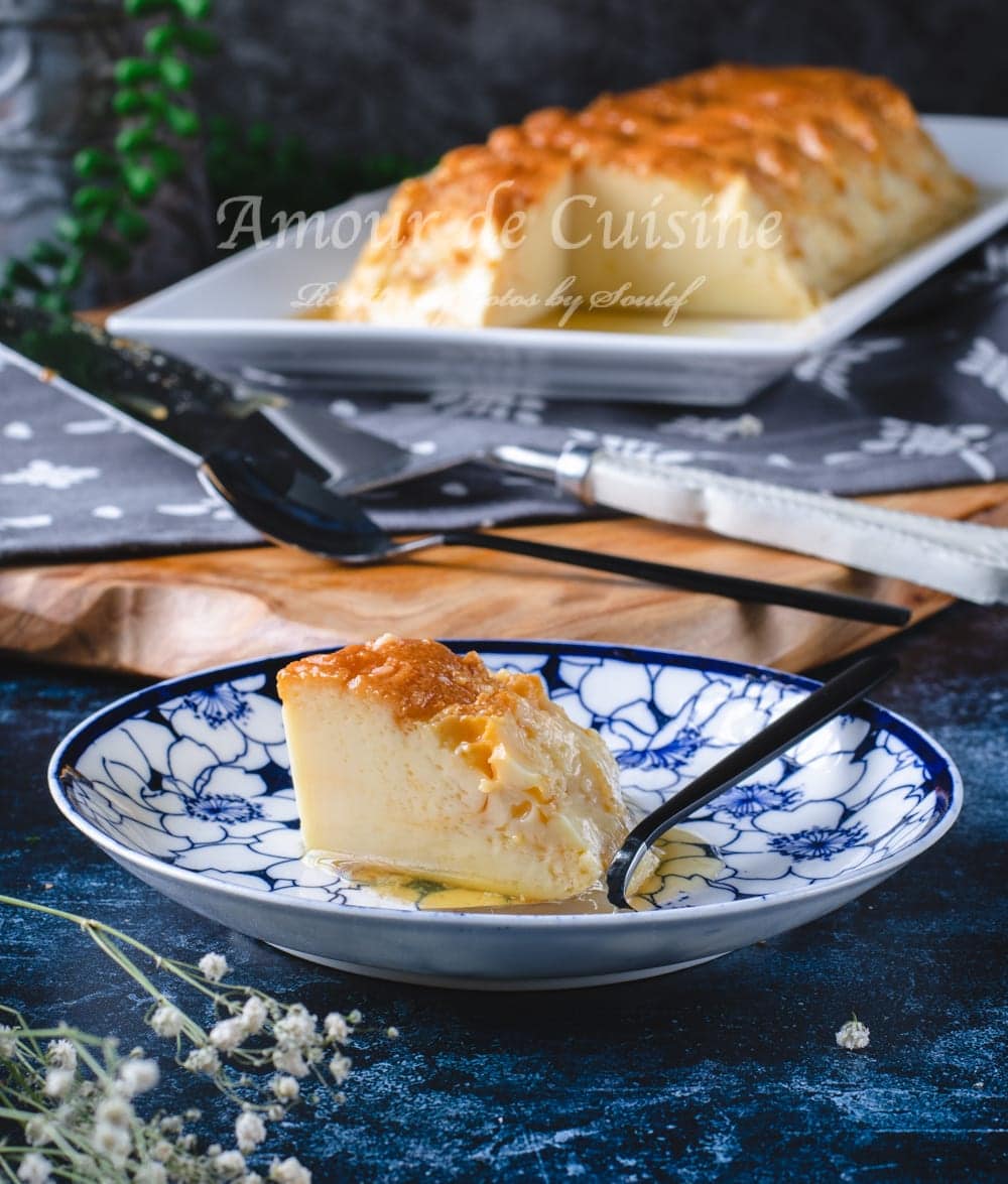 flan au lait concentré sucré, ou le flan mexicain