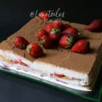 Gateau sans cuisson aux fraises