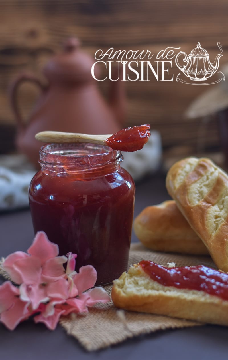 confiture de rhubarbe et gingembre 2