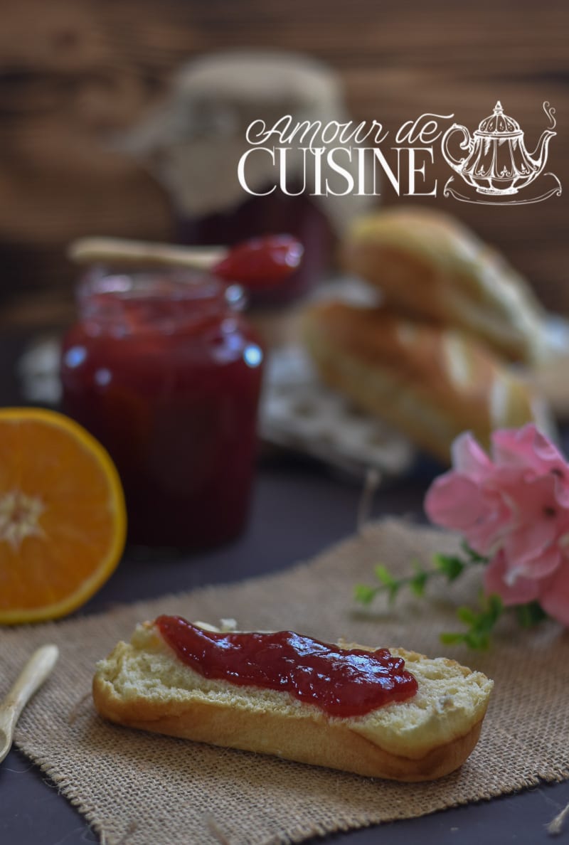 confiture de rhubarbe et gingembre