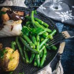 haricots verts sautés à l’ail et persil