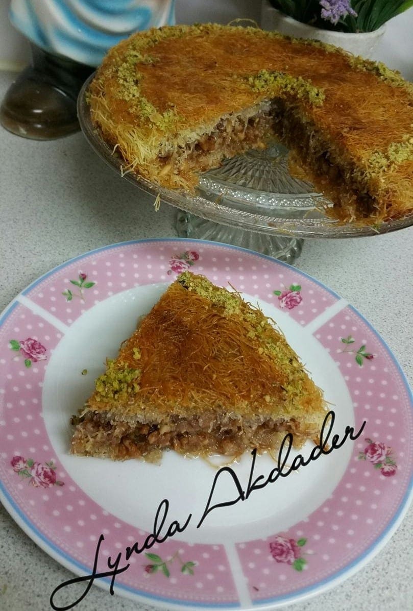 Kadaif ou ktaifs à la poêle aux cacahuètes