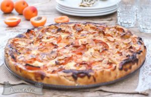 Tarte sablée a l'abricot et amandes