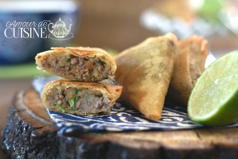 Recette bricks croustillantes à la viande hachée et aux pommes de terre
