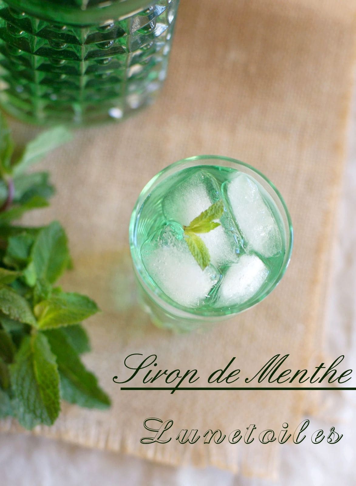 sirop de menthe maison facile et rapide