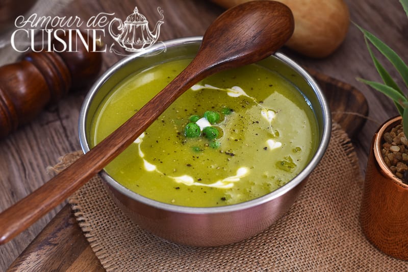 Soupe Veloute De Petits Pois Amour De Cuisine