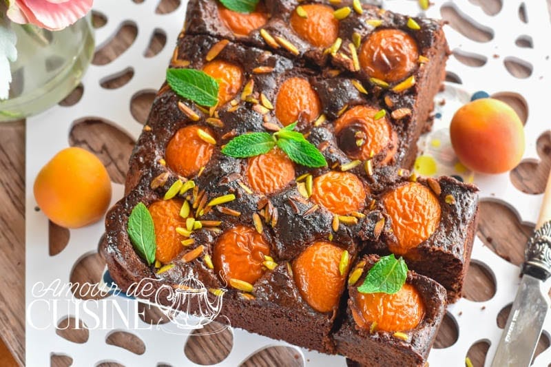 brownie aux abricots 2