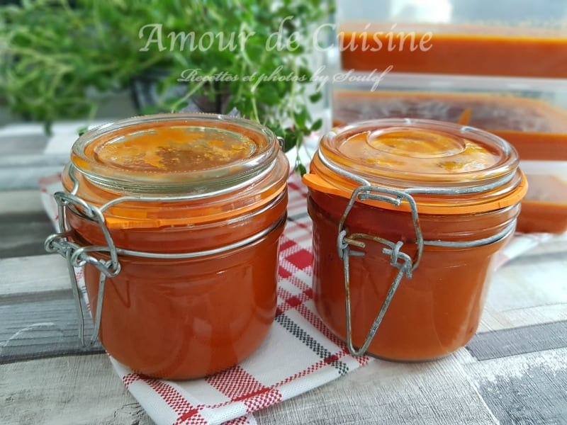 sauce tomate et coulis de tomates maison