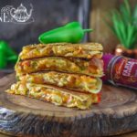 quesadillas au poulet et fromage, sandwich mexicain