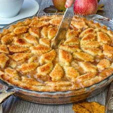 Apple pie d'automne au caramel au beurre salé
