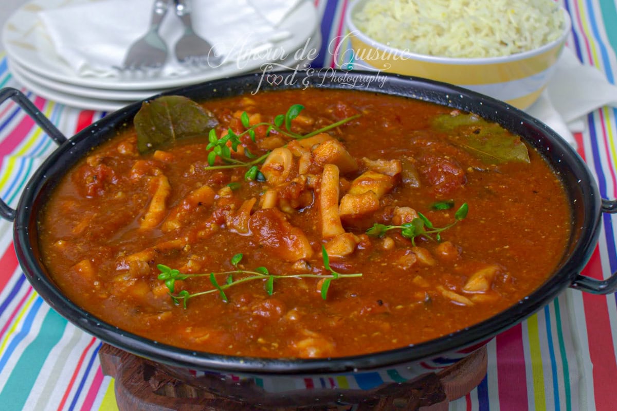 calamars en sauce tomates