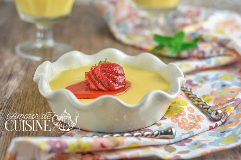 Flan pudding au potiron et lait de Soja