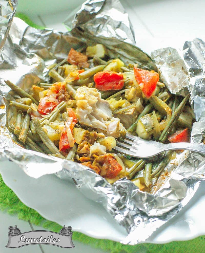 papillotes de poissons aux légumes 2