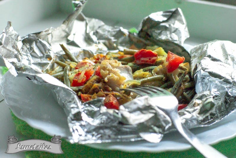 papillotes de poissons aux légumes