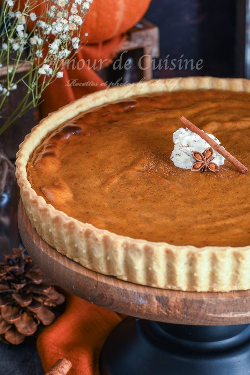 tarte sucrée au potiron ou potimarron