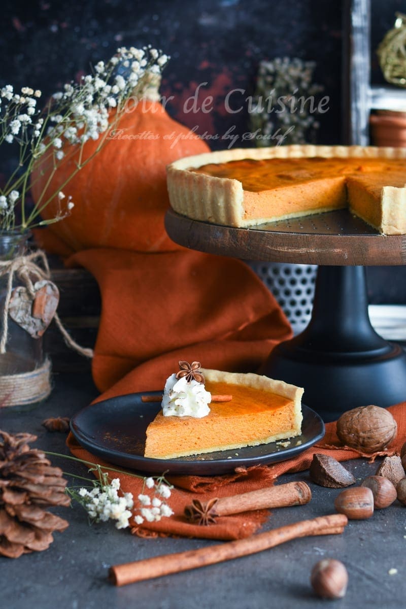 tarte sucrée au potiron ou potimarron