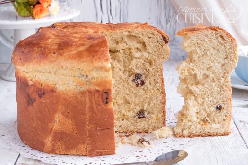 Brioche italienne panettone de noel