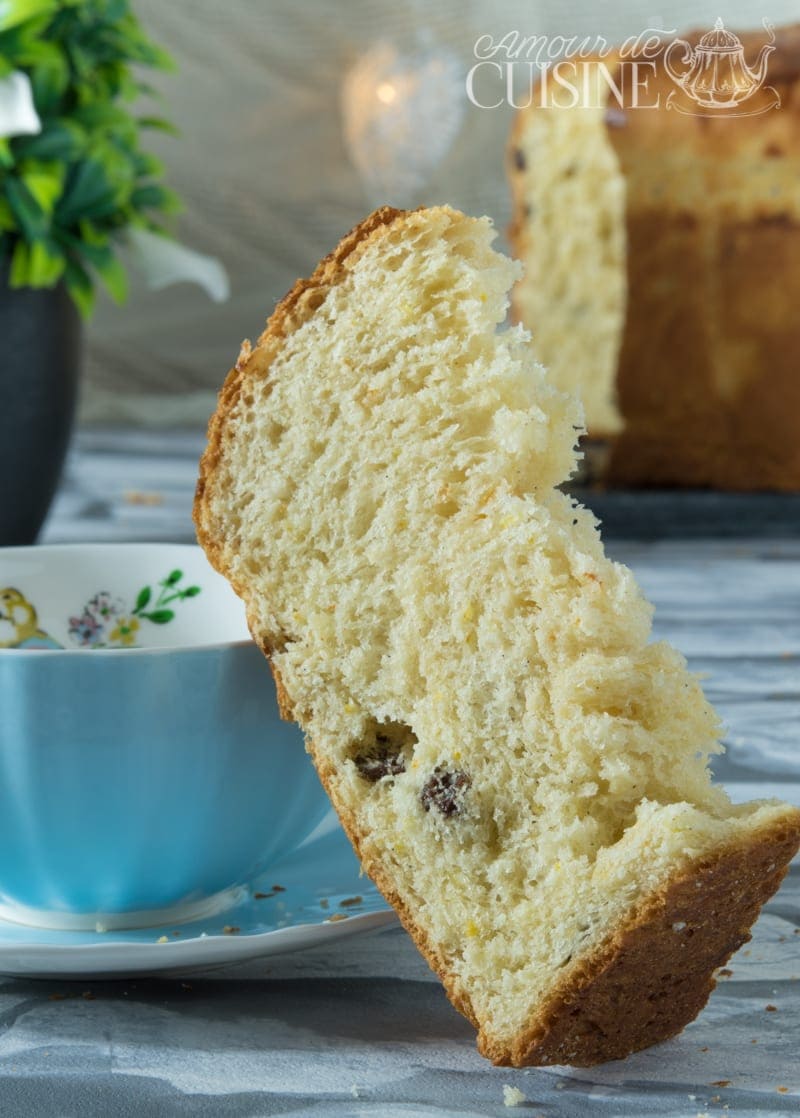 Brioche italienne panettone