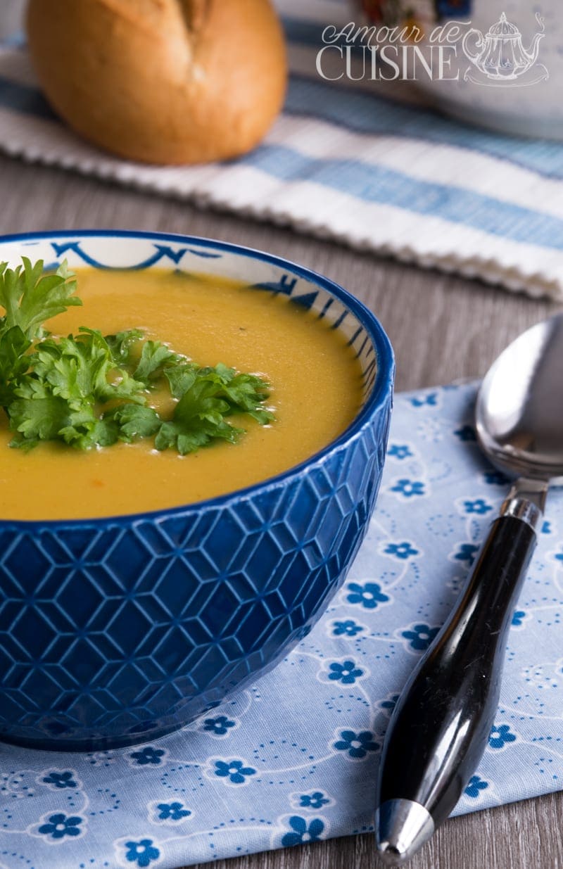 velouté de carottes à la coriandre 1