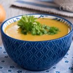 Velouté de carotte à la coriandre