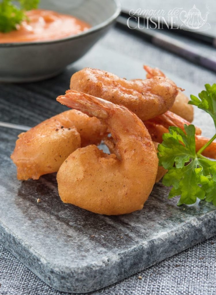 recette de beignets de crevettes