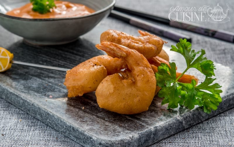 recette de beignets de crevettes