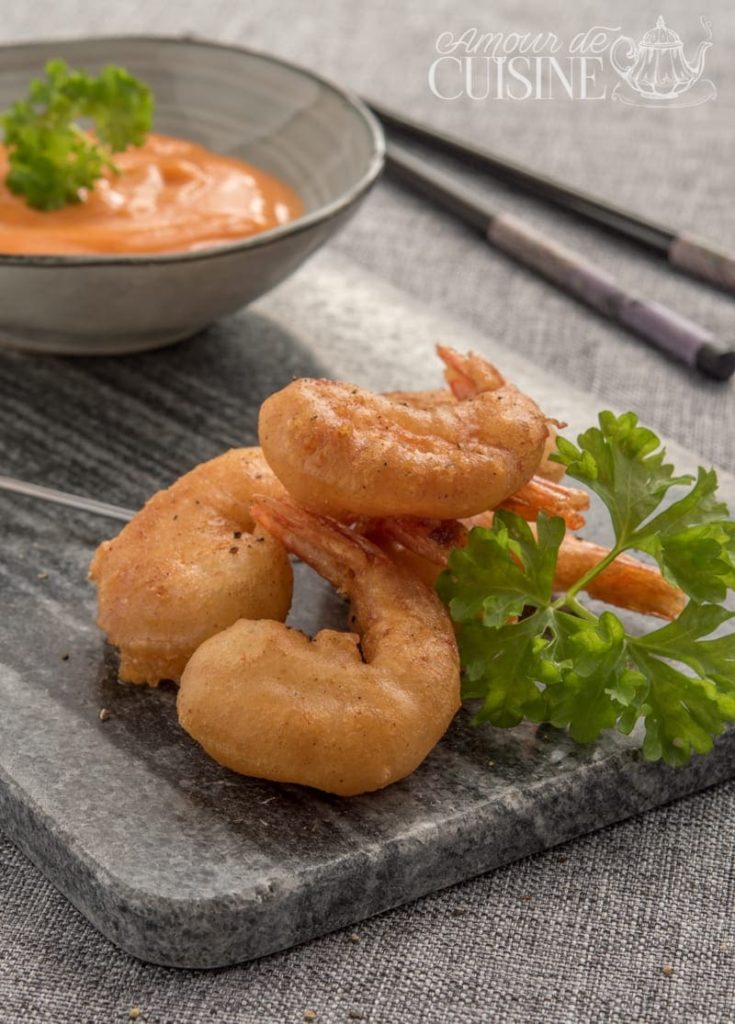 recette de beignets de crevettes faciles