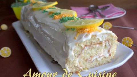 Biscuit Roule A La Mousse De Citron Amour De Cuisine