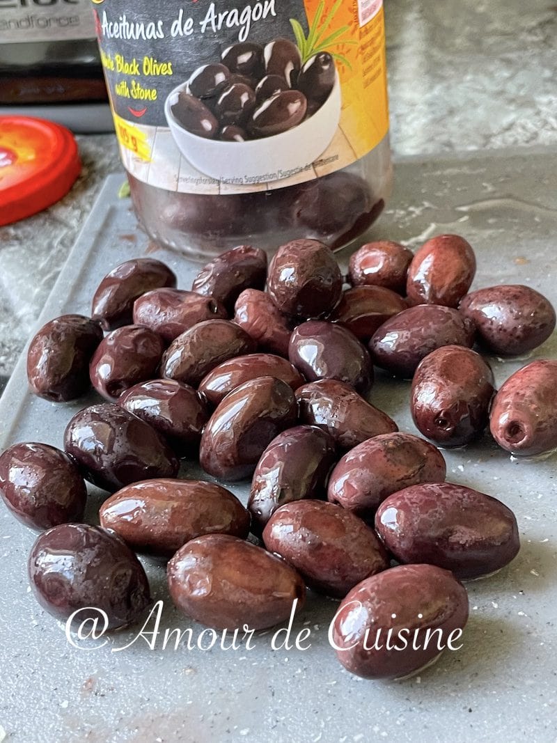 olives noires ideales pour la tapenade