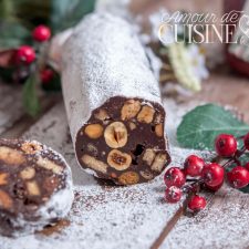 saucisson au chocolat: cadeau gourmand