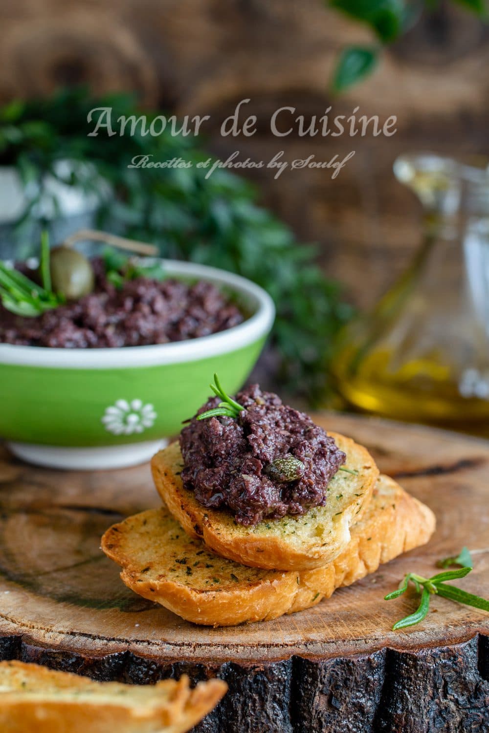 tapenade noire ou la tapenade d'olives noires 1