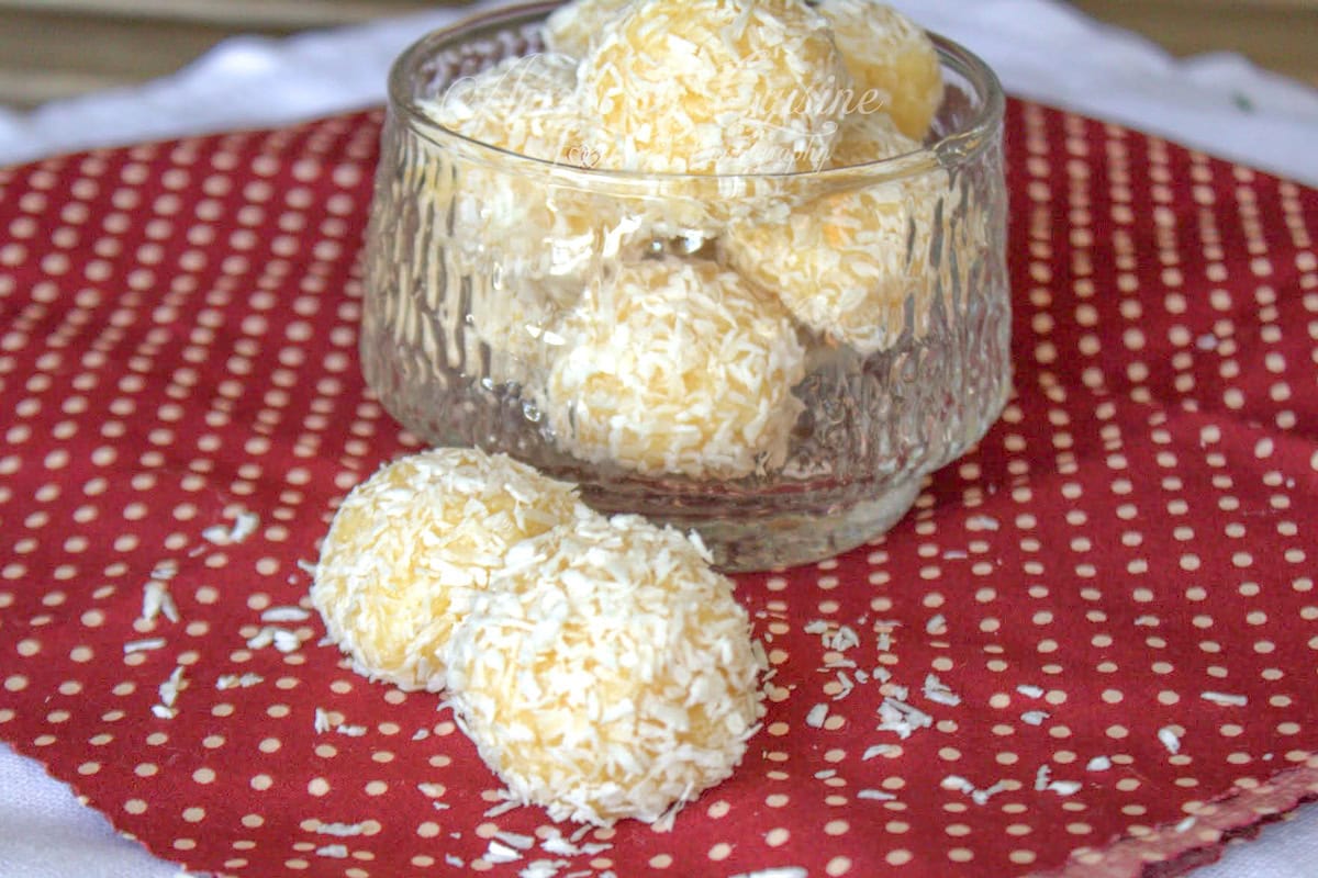 truffes a la noix de coco