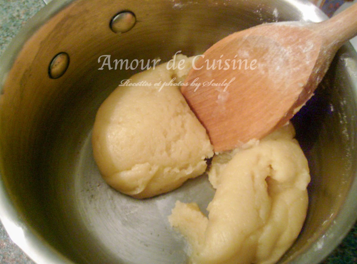 preparation de la pate à eclair
