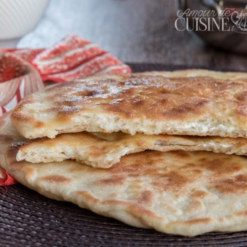 recette cheese naan