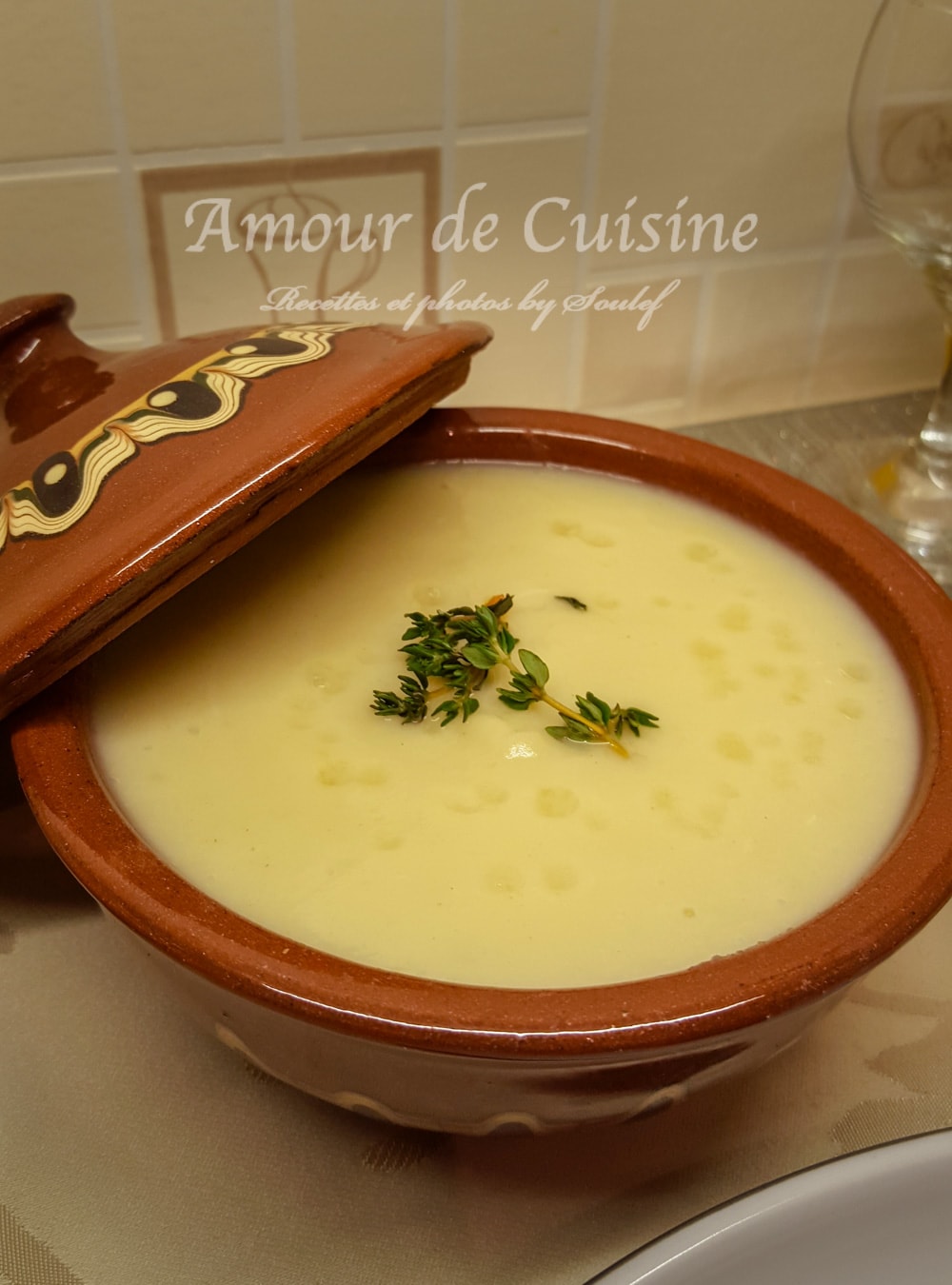 velouté crémeux au chou vert