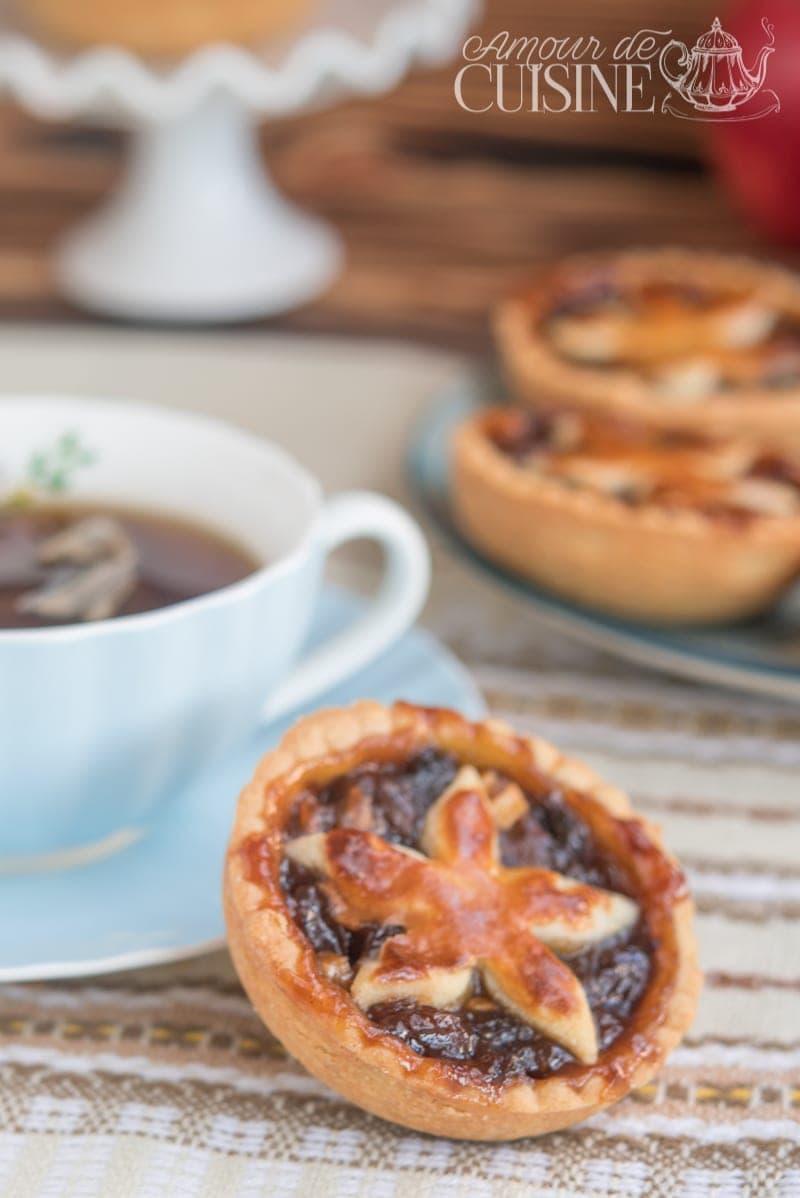 mincemeat pie, tartelettes anglaises aux pommes et raisins secs 1