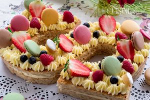 gateau d'anniversaire en forme de lettre S 3