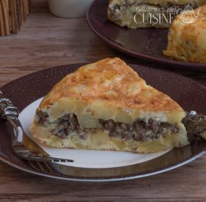frites omelette farcie à la viande hachée 2